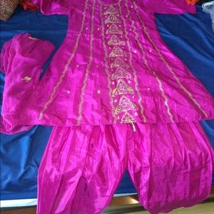 Pink shalwar small